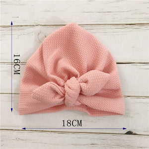 Knot Bow Baby Headbands Toddler Headwraps 6m-18m Baby Turban Hats Babes Caps