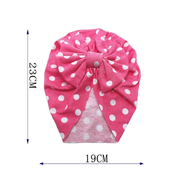 Knot Bow Baby Headbands Toddler Headwraps 6m-18m Baby Turban Hats Babes Caps