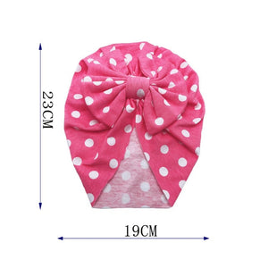 Knot Bow Baby Headbands Toddler Headwraps 6m-18m Baby Turban Hats Babes Caps