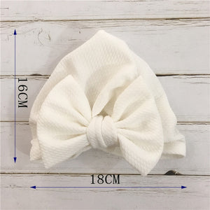 Knot Bow Baby Headbands Toddler Headwraps 6m-18m Baby Turban Hats Babes Caps