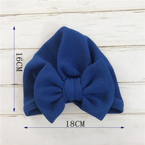 Knot Bow Baby Headbands Toddler Headwraps 6m-18m Baby Turban Hats Babes Caps