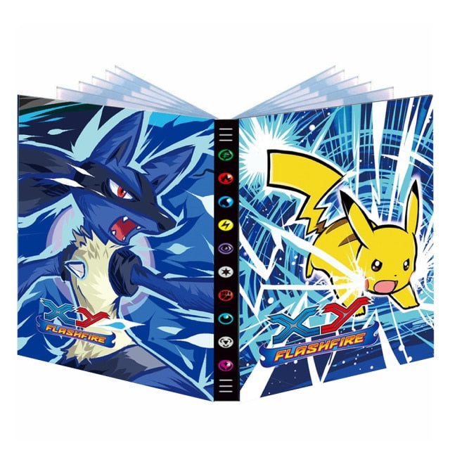 New 432Pcs Pokemon Album Book Cartoon Card Map Folder Game Card VMAX GX 9 Pocket Holder Collection Loaded List Kid Cool Toy Gift