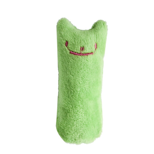 Teeth Grinding Catnip Toys Funny Interactive Plush Cat Toy Pet Kitten Chewing Vocal Toy Claws Thumb Bite Cat mint For Cats hot