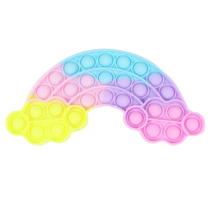 Anti-stress Fidget Toys Rainbow Push Bubble Antistress Toys Adult Children Sensory Toy To Relieve Autism Dropshipping