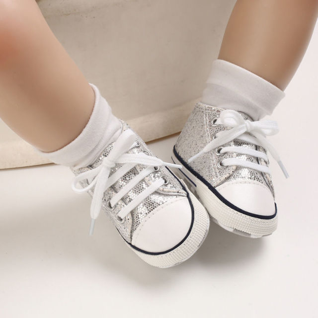 Baby Canvas Classic Sneakers Newborn Print Star Sports Baby Boys Girls First Walkers Shoes Infant Toddler Anti-slip Baby Shoes