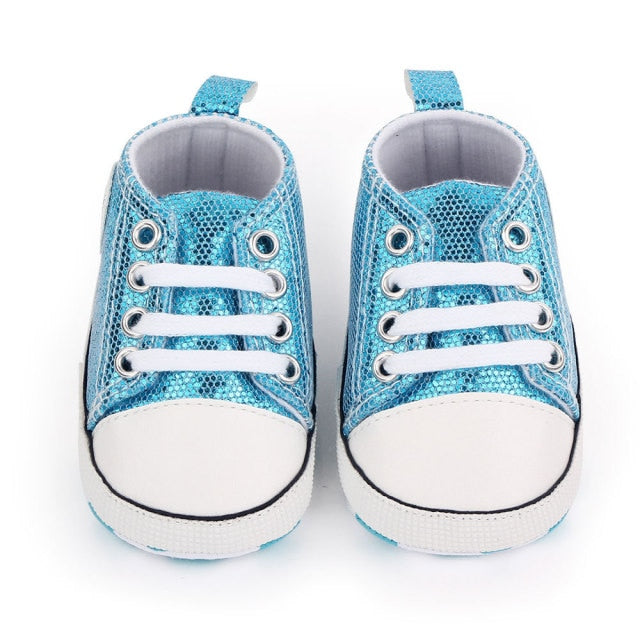 Baby Canvas Classic Sneakers Newborn Print Star Sports Baby Boys Girls First Walkers Shoes Infant Toddler Anti-slip Baby Shoes