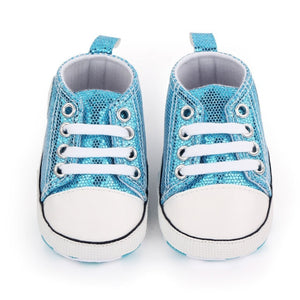 Baby Canvas Classic Sneakers Newborn Print Star Sports Baby Boys Girls First Walkers Shoes Infant Toddler Anti-slip Baby Shoes